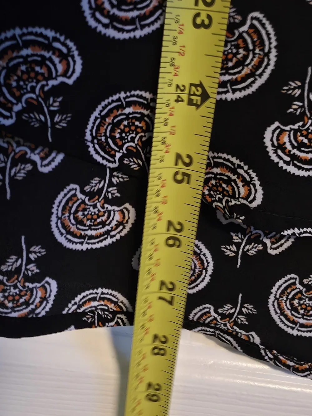 4/$67 Deal! Pleione Black Paisley Print Blouse - Picture 5 of 12